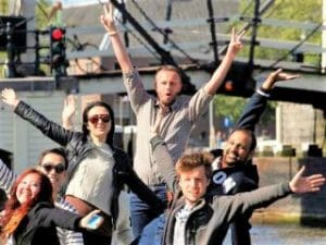 Grachtenfahrt Amsterdam eine Bootstour auf den Grachten