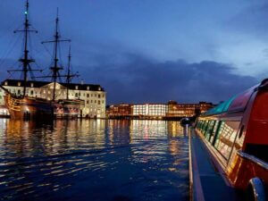 Grachtenfahrt Amsterdam Abend